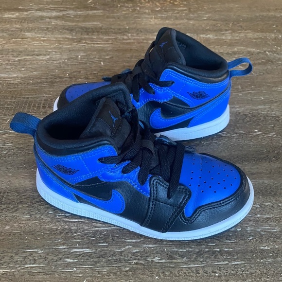 Jordan Other - Nike Air Jordan 1 Mid 'Hyper Royal' 9C